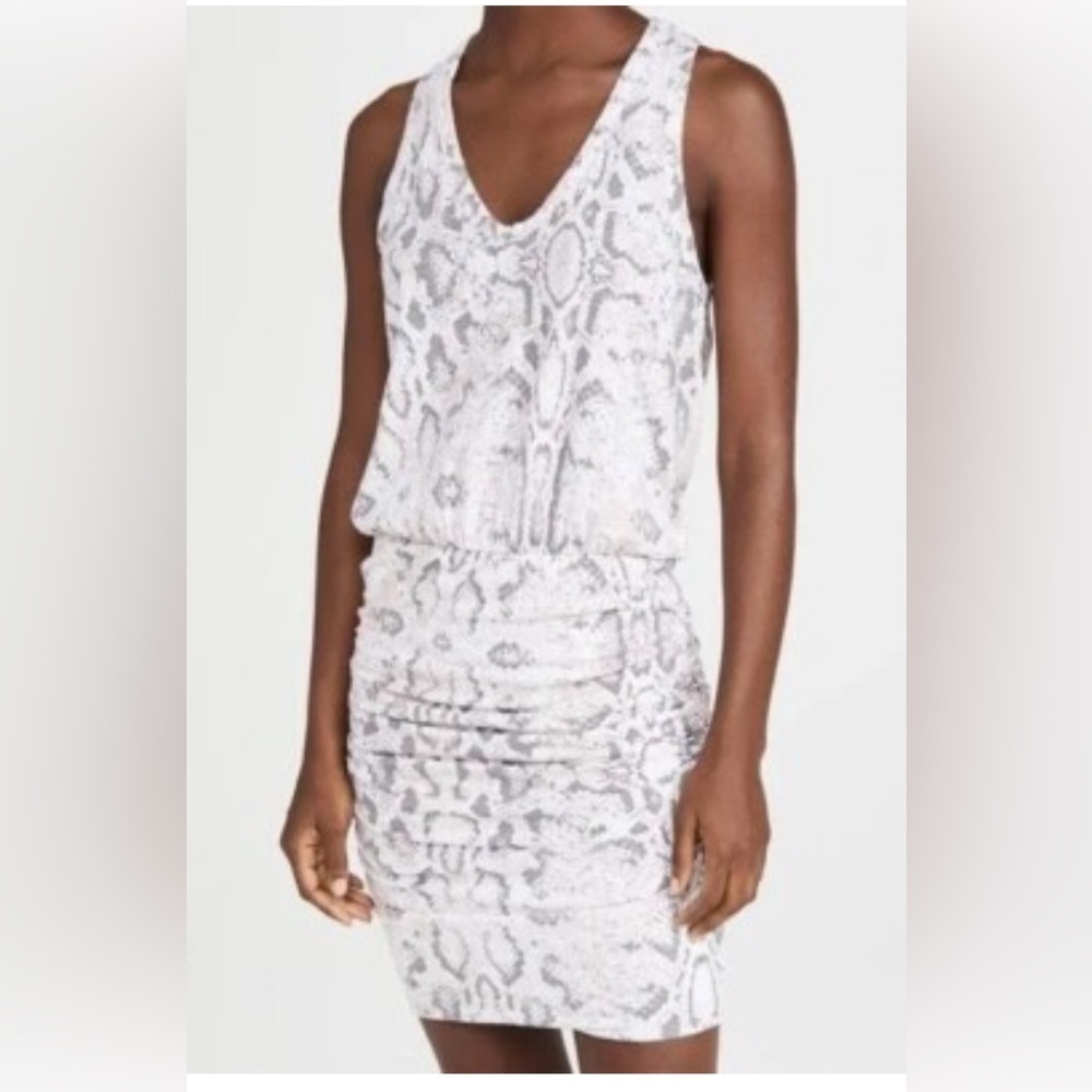 SUNDRY Python Print Sleeveless Dress Size S (1)